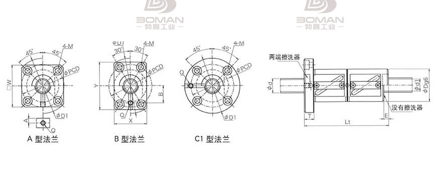 KURODA GR2510GD-BALR 黑田精工丝杆规格说明