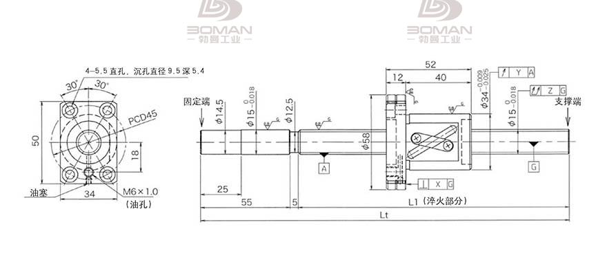 KURODA GG1510DS-BALR-1100A 日本黑田丝杆是什么材料