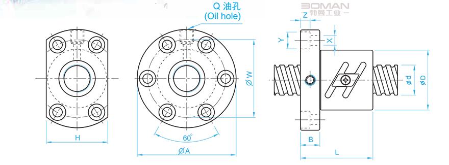 TBI SFT02510-2.5 tbi微型滚珠丝杆制造厂家