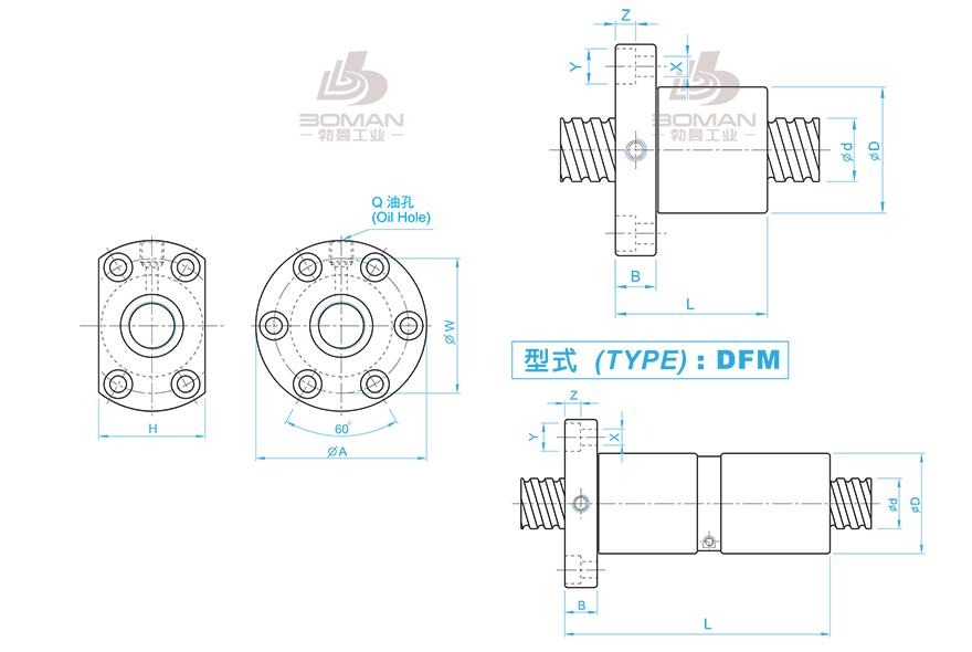 TBI SFM03205-4 tbi丝杆型号代表什么意思
