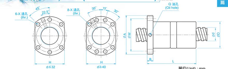 TBI DFU03208-4 tbi滚珠丝杆螺母规格