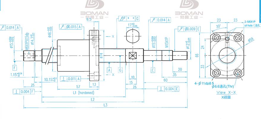 TBI XSVR02010B1DGC5-899-P1 tbi丝杆怎么选 用在机床上