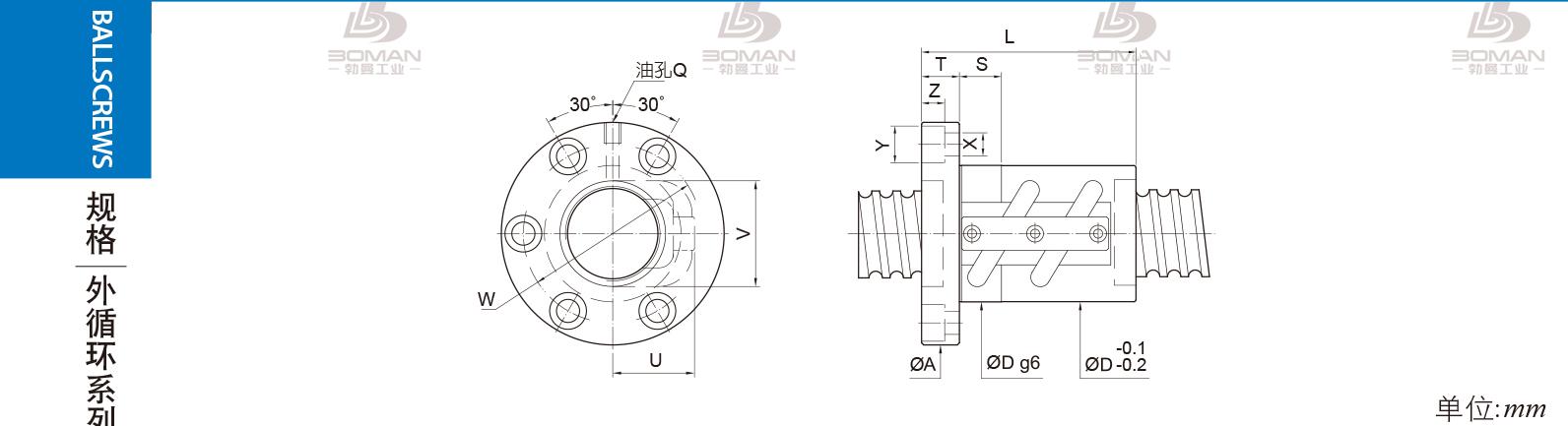 PMI FSVC2506-5 pmi滚珠丝杆的轴环作用